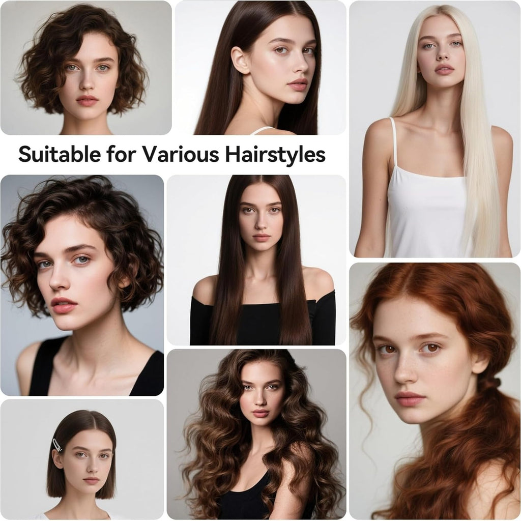 1pc\u002F2pcs Cordless Hair Curling Iron Brush | 4500mAh Rechargeable Curling Iron Tool, 4 Temperatures, Fast, Anti-Scald, Anti-Frizz, LED Display, Ideal Present for Women, Girlfriends, or Mothers