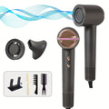 Negative Ion Hair Dryer, 110, 000 RPM Professional High-speed Hair Dryer, Brushless Motor, Quick Hair Drying, 3 Wind Speed Settings And 4 Temperature Settings, Low Noise, Suitable For Home, Travel And Salon Use, The Best Choice For Women'S Gifts