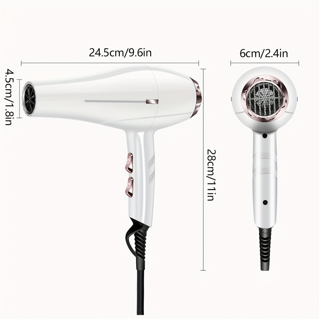 MORFONE All-in-one High-end Home Professional Hair Dryer. A Hair Dryer Set with Various Accessories Such As A Comb, Hair Clip, And Nozzle. Suitable for Family Or Travel Use- Festive NY Gift for Loved Ones