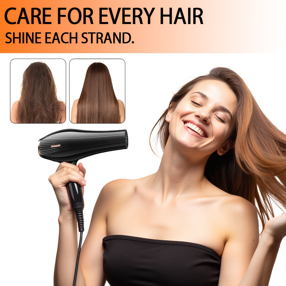 MORFONE All-in-one High-end Home Professional Hair Dryer. A Hair Dryer Set with Various Accessories Such As A Comb, Hair Clip, And Nozzle. Suitable for Family Or Travel Use- Festive NY Gift for Loved Ones