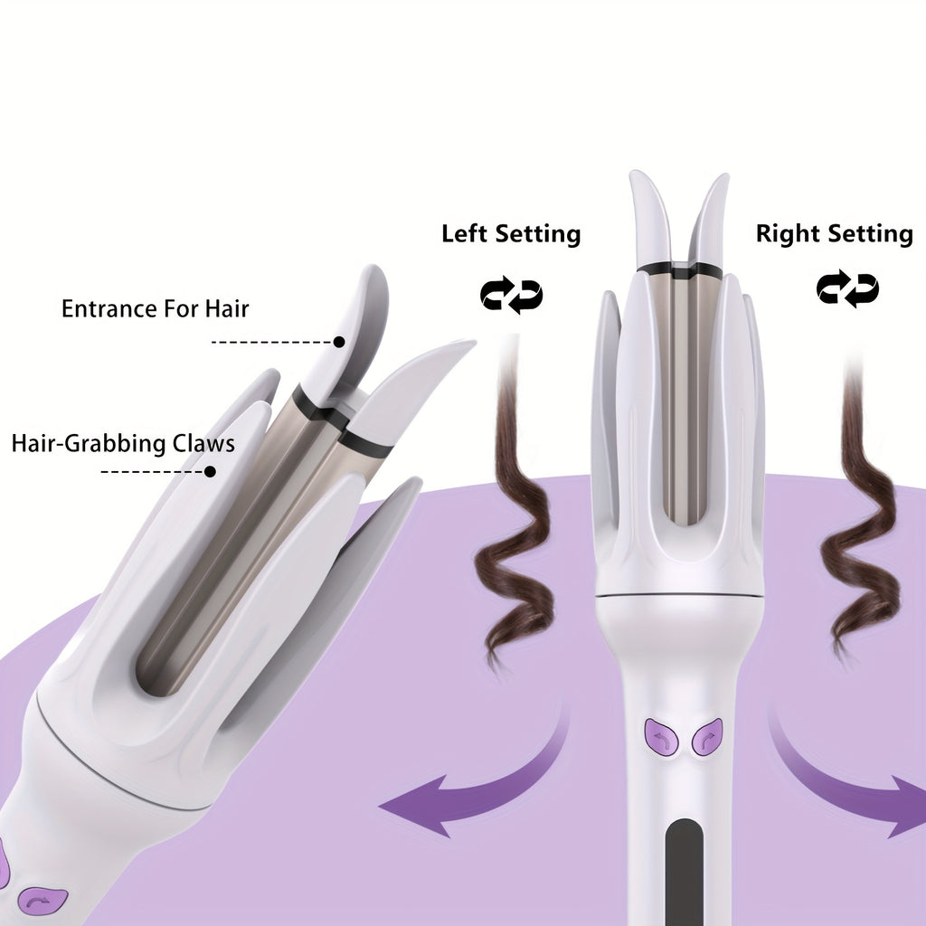 Genai Automatic Hair Curler: 28Mm Barrel, 4 Temperature Options, Negative Ion Technology, The Essential Tool for Hair Styling & A Travel Essential for Easy Curls